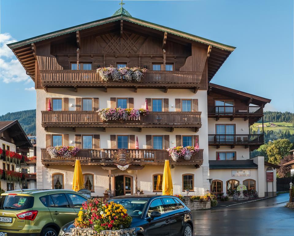 Hotel Braeuwirt Kirchberg in Tirol Bagian luar foto
