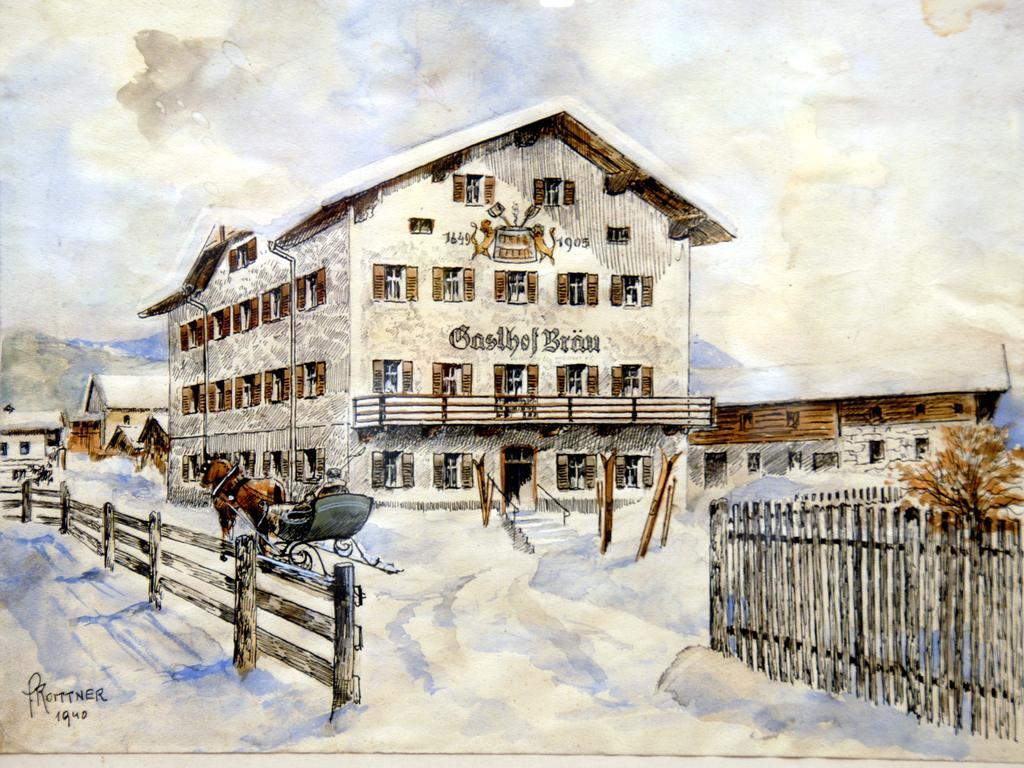 Hotel Braeuwirt Kirchberg in Tirol Bagian luar foto
