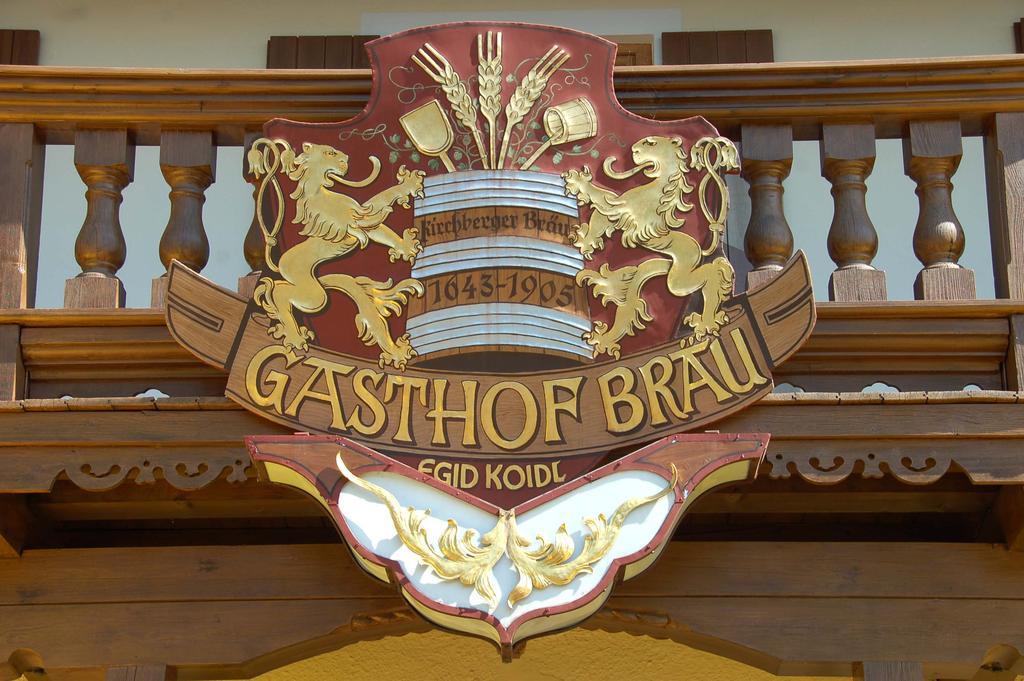 Hotel Braeuwirt Kirchberg in Tirol Bagian luar foto